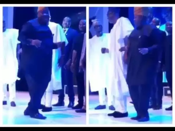 Video: Davido’s Uncle, Senator Adeleke Dances To Olamide’s 